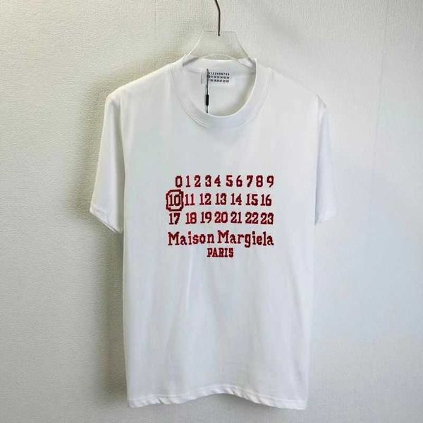 version shirt margielas mm6 high designer short t sleeved men's loose cut out embroidery number stitching letter niche trendy t-shirt f, White;black
version shirt margielas mm6 high designer short t sleeved men's loose cut out embroidery number stitching letter niche trendy t-shirt f, White;black