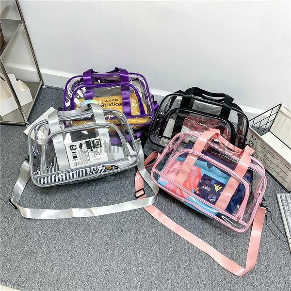 shoulder bags summer women's travel large transparent pvc luggage bag men's sports bag beach handdesigner bag transparent weekend
shoulder bags summer women's travel large transparent pvc luggage bag men's sports bag beach handdesigner bag transparent weekend