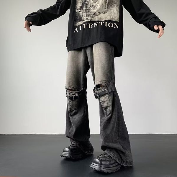 mens jeans high street straight solid color vibe streetwear design sense hiphop hole washed midwaist loose drag wide leg pants 230828, Blue
mens jeans high street straight solid color vibe streetwear design sense hiphop hole washed midwaist loose drag wide leg pants 230828, Blue