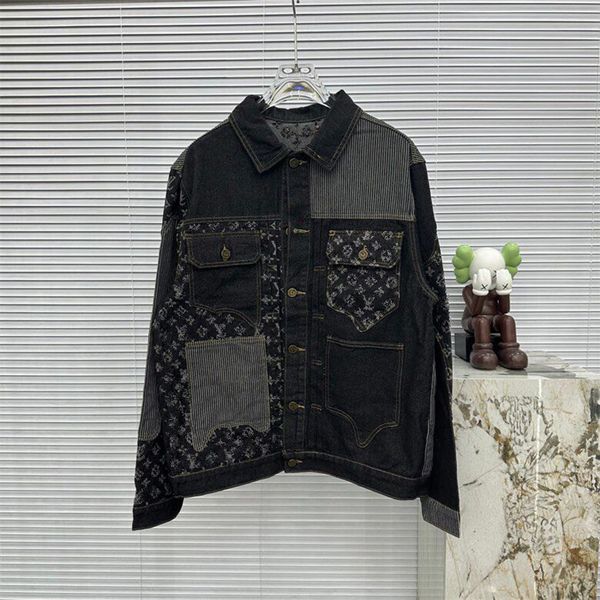 men's plus size outerwear & coats new fashion long sleeve denim coat high street designer jacket for men and women k433s, Black;brown
men's plus size outerwear & coats new fashion long sleeve denim coat high street designer jacket for men and women k433s, Black;brown
