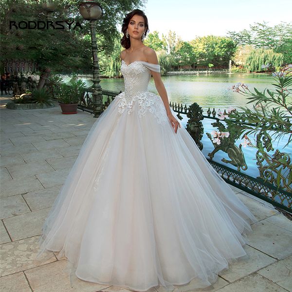 urban dresses roddrsya exquisite wedding dress for women off shoulder a line bride gown lace up appliques tulle bridal robes vestido de novi, White;black
urban dresses roddrsya exquisite wedding dress for women off shoulder a line bride gown lace up appliques tulle bridal robes vestido de novi, White;black