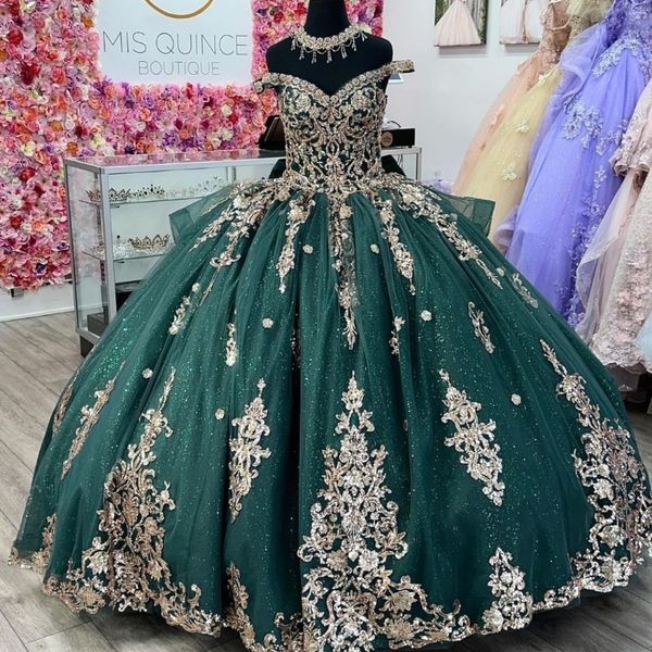 green shiny ball gown quinceanera dresses bridal gowns off the shoulder sleeveless applique lace sweet 16 dress vestidos de xv 15 anos, Blue;red
green shiny ball gown quinceanera dresses bridal gowns off the shoulder sleeveless applique lace sweet 16 dress vestidos de xv 15 anos, Blue;red