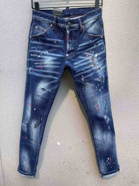 stretch design denim jeans biker fit for mens slim painted patch trim leg cowboy pants male, Blue
stretch design denim jeans biker fit for mens slim painted patch trim leg cowboy pants male, Blue