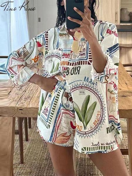 women's two piece pants fashion printed shirt shorts suit for women summer female short sleeve single breasted two piece set lady chic, White
women's two piece pants fashion printed shirt shorts suit for women summer female short sleeve single breasted two piece set lady chic, White