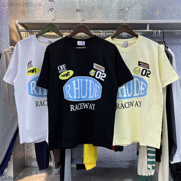 men's t-shirts good quality rhude raceway style black white apricot fashion t-shirt men cotton short sleeve tee oversized women t shirt, White;black
men's t-shirts good quality rhude raceway style black white apricot fashion t-shirt men cotton short sleeve tee oversized women t shirt, White;black