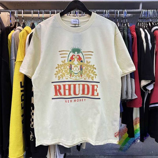 men's t-shirts good quality new arrival parrot rhude fashion t-shirt men rhude summer style women vintage tee mens clothing, White;black
men's t-shirts good quality new arrival parrot rhude fashion t-shirt men rhude summer style women vintage tee mens clothing, White;black