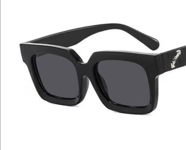classic off sunglasses for women's designers, large box plate glasses for men's outdoor riding windshield sunglasses, White;black
classic off sunglasses for women's designers, large box plate glasses for men's outdoor riding windshield sunglasses, White;black