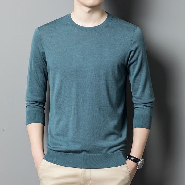 men's sweaters textile pure wool sweater men's thin round neck long sleeved bottoming shirt 230828, White;black
men's sweaters textile pure wool sweater men's thin round neck long sleeved bottoming shirt 230828, White;black