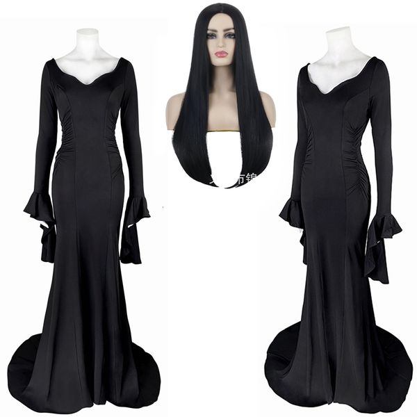 urban dresses addams wednesday morticia cosplay costume halloween dress wig women punk gothic witch lace up slim gown 230829, White;black
urban dresses addams wednesday morticia cosplay costume halloween dress wig women punk gothic witch lace up slim gown 230829, White;black