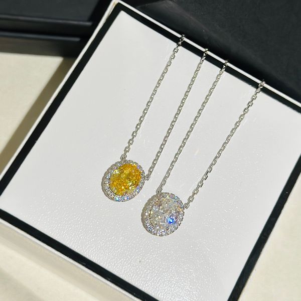 luxury pendant necklace s925 sterling silver 5a round shinning yellow and white zircon charm short chain wedding jewelry for brides engagmen
luxury pendant necklace s925 sterling silver 5a round shinning yellow and white zircon charm short chain wedding jewelry for brides engagmen