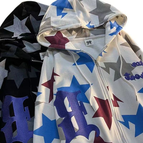 womens hoodies sweatshirts american hiphop starry cardigan sweatshirt mens and womens fall loose chic college style hooded jacket 230828, Black
womens hoodies sweatshirts american hiphop starry cardigan sweatshirt mens and womens fall loose chic college style hooded jacket 230828, Black