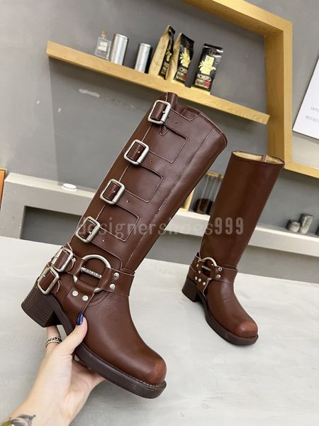 boots women tall boots miu designer shoes y2k style brown leather biker boot round toe chunky heel martin bootss belt buckle trim, Black
boots women tall boots miu designer shoes y2k style brown leather biker boot round toe chunky heel martin bootss belt buckle trim, Black