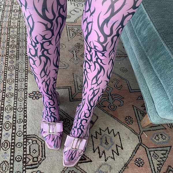 women's pants capris missnight purple mesh pants flame print womens pants gothic slim long pants tights high waisted summer streetwear, Black;white
women's pants capris missnight purple mesh pants flame print womens pants gothic slim long pants tights high waisted summer streetwear, Black;white