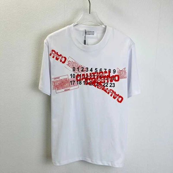 short high designer mm6 t version shirt margielas sleeved men's loose cut out embroidery number stitching letter niche trendy t-shirt f, White;black
short high designer mm6 t version shirt margielas sleeved men's loose cut out embroidery number stitching letter niche trendy t-shirt f, White;black