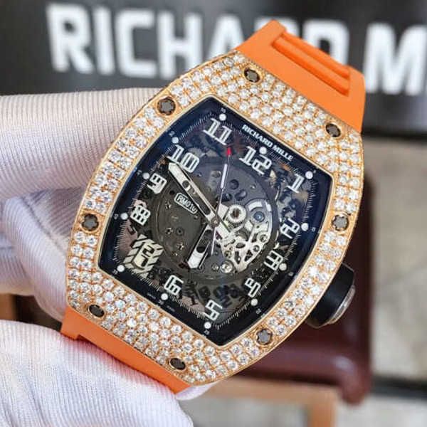 richardmille tourbillon wristwatch rm diamond tactical wrist watches mechanical watches series rose gold platinum full hollow rose gold rear 
richardmille tourbillon wristwatch rm diamond tactical wrist watches mechanical watches series rose gold platinum full hollow rose gold rear
