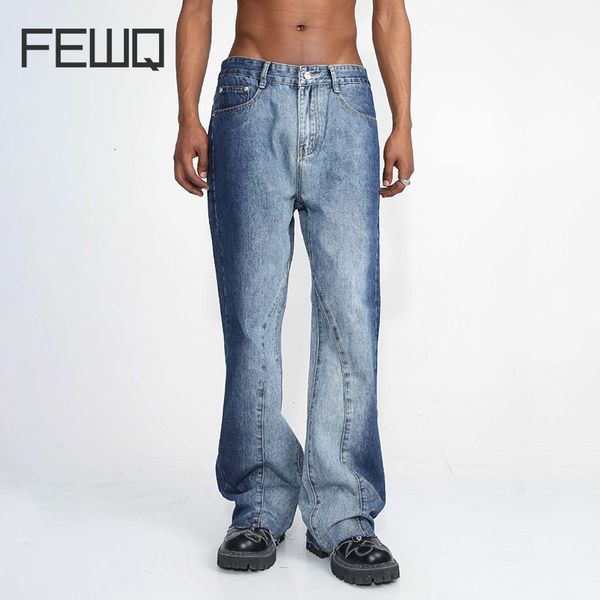 mens jeans fewq men niche design korean editiontie dye bell bottoms high street versatile casual straight leg pants 24x1042 230828, Blue
mens jeans fewq men niche design korean editiontie dye bell bottoms high street versatile casual straight leg pants 24x1042 230828, Blue