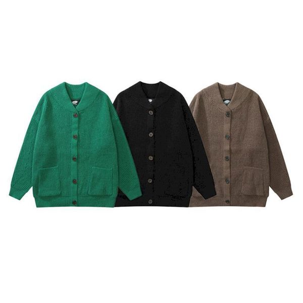men's sweaters foufurieux cardigan men autumn v-neck pockets knitted sweater womens long sleeve solid retro vintage causal loose y2k 2, White;black
men's sweaters foufurieux cardigan men autumn v-neck pockets knitted sweater womens long sleeve solid retro vintage causal loose y2k 2, White;black