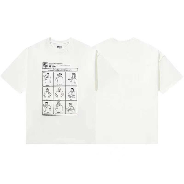 style designer t new shirt margielas digital mm6 print pullover short sleeve t-shirt 13 i946 i946, White;black
style designer t new shirt margielas digital mm6 print pullover short sleeve t-shirt 13 i946 i946, White;black