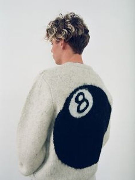 women's sweaters heavyweight brushed billiard black 8 mohair sweater winter large knit hip hop high street loose 230828, White;black
women's sweaters heavyweight brushed billiard black 8 mohair sweater winter large knit hip hop high street loose 230828, White;black
