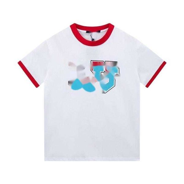 womens designer clothing fashion shirts spring/summer new capsule collection colorful pattern contrast t-shirt short sleeve couple loose fit, White
womens designer clothing fashion shirts spring/summer new capsule collection colorful pattern contrast t-shirt short sleeve couple loose fit, White