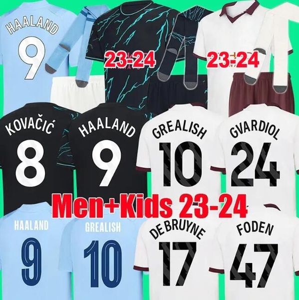 23 24 city haaland mans cities soccer jerseys phillips grealish de bruyne foden 2023 2024 manchesters football shirts kids kit, Black;yellow
23 24 city haaland mans cities soccer jerseys phillips grealish de bruyne foden 2023 2024 manchesters football shirts kids kit, Black;yellow