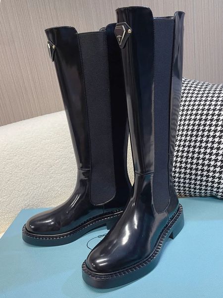 triangle panelled knee riding boots flat heels leather sole round toe booties women's luxury designers chelsea western shoes factory fo, Black
triangle panelled knee riding boots flat heels leather sole round toe booties women's luxury designers chelsea western shoes factory fo, Black