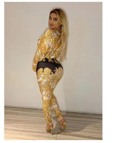 women's two piece pants autumn street full sleeve print bodysuit & pants casual fashion tracksuit outfit glk9389 201007
women's two piece pants autumn street full sleeve print bodysuit & pants casual fashion tracksuit outfit glk9389 201007