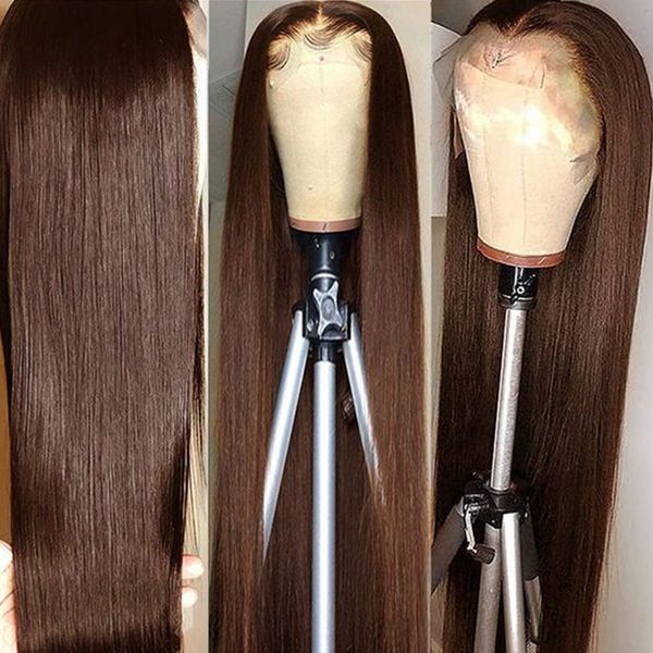 13X6 Transparent Lace Front Human Hair Lace Wigs Human Hair Colored Mongolian Human Hair Wigs Chocolate Brown Lace Front Wigs, Medium brown
13X6 Transparent Lace Front Human Hair Lace Wigs Human Hair Colored Mongolian Human Hair Wigs Chocolate Brown Lace Front Wigs, Medium brown