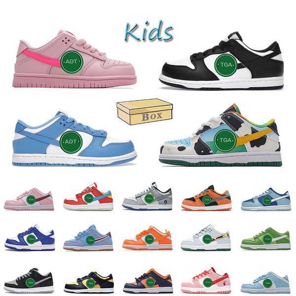 2024 new baby kids sneakers designer kid shoes panda black white chunky low cows triple pink university blue boys and girls children jogging
2024 new baby kids sneakers designer kid shoes panda black white chunky low cows triple pink university blue boys and girls children jogging
