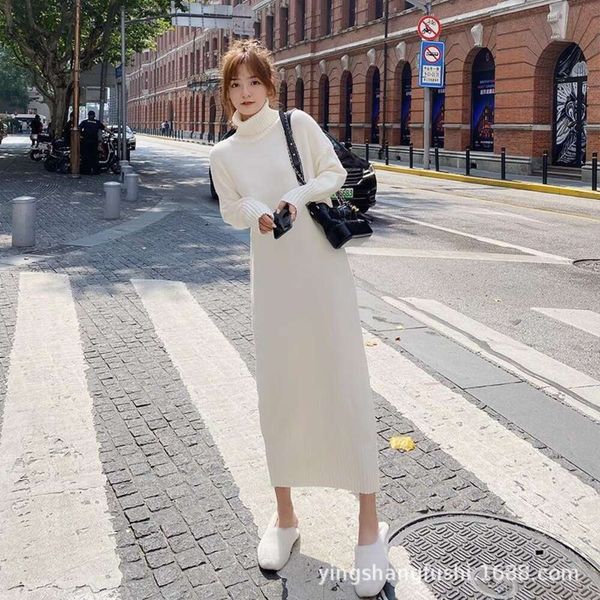 autumn winter sweater lazy wind japanese and korean casual womens clothing cotton pullover dress fashionable high, White;black
autumn winter sweater lazy wind japanese and korean casual womens clothing cotton pullover dress fashionable high, White;black