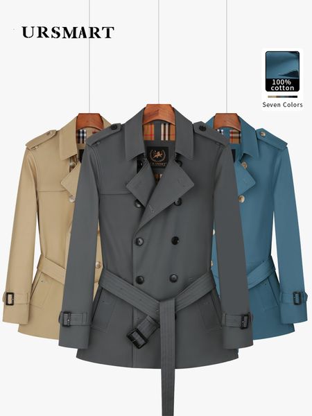 men's trench coats cotton short trench coat for men british fashion double breasted khaki color thickened down jacket pure cotton 23082, Tan;black
men's trench coats cotton short trench coat for men british fashion double breasted khaki color thickened down jacket pure cotton 23082, Tan;black