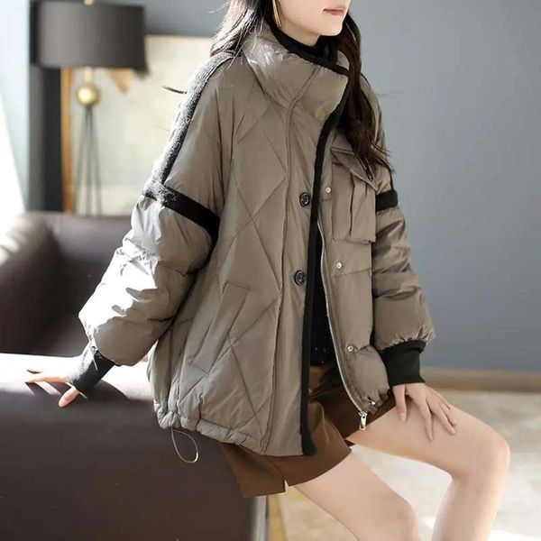 autumn and winter short white duck down jacket womens clothing light loose stitching all kinds of, Black
autumn and winter short white duck down jacket womens clothing light loose stitching all kinds of, Black