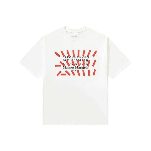 version the designer mm6 t correct shirt margielas of short sleeved letter patchwork hollowed out embroidery number niche trendy mensa ndw o, White;black
version the designer mm6 t correct shirt margielas of short sleeved letter patchwork hollowed out embroidery number niche trendy mensa ndw o, White;black