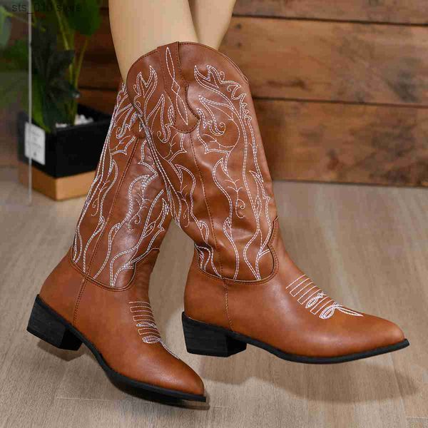 boots vintage western boots for women 2023 autumn winter fashion pointed toe roma mid calf boots embroidery western cowgirl boots t230829, Black
boots vintage western boots for women 2023 autumn winter fashion pointed toe roma mid calf boots embroidery western cowgirl boots t230829, Black