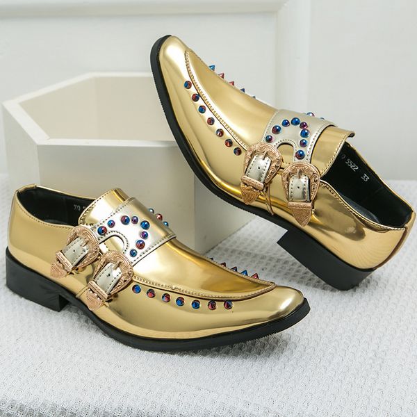 dress shoes luxury gold men oxfords leather loafers slip on moccasins chelsea boots men's business wedding formal 230829, Black
dress shoes luxury gold men oxfords leather loafers slip on moccasins chelsea boots men's business wedding formal 230829, Black