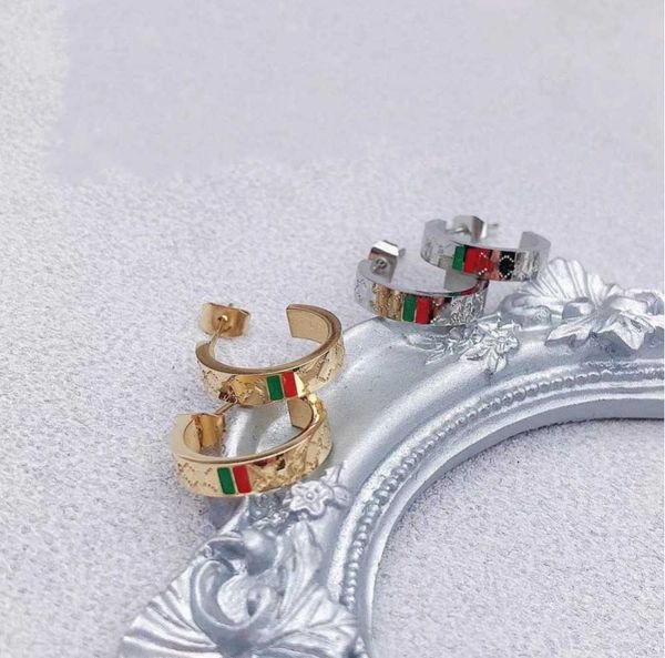 half circle designer branded g stud 316l stainless steel 18k gold silver rose women letter engrave hoop earrings girls wedding jewelry, Golden;silver
half circle designer branded g stud 316l stainless steel 18k gold silver rose women letter engrave hoop earrings girls wedding jewelry, Golden;silver