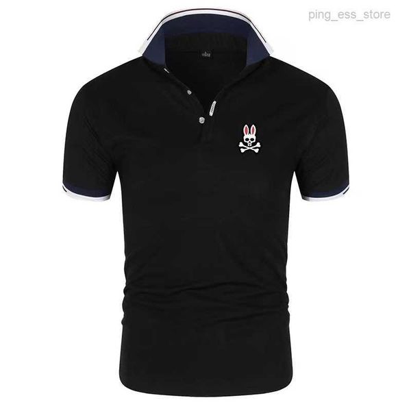 pattern psycho polo t shirt combed cotton clothing short sleeve business design animal pattern skeleton rabbit designer breathable clothes, White;black
pattern psycho polo t shirt combed cotton clothing short sleeve business design animal pattern skeleton rabbit designer breathable clothes, White;black
