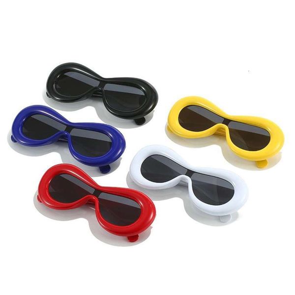 korean style trendy candy color exaggerated sunglasses for men and women street s concave, White;black
korean style trendy candy color exaggerated sunglasses for men and women street s concave, White;black