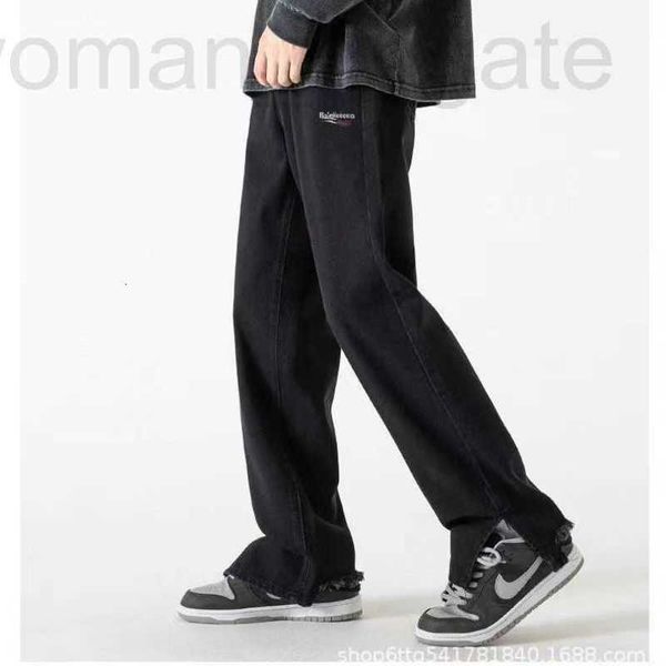 mens jeans designer new trendy washed straight loose fit casual pants, Blue
mens jeans designer new trendy washed straight loose fit casual pants, Blue