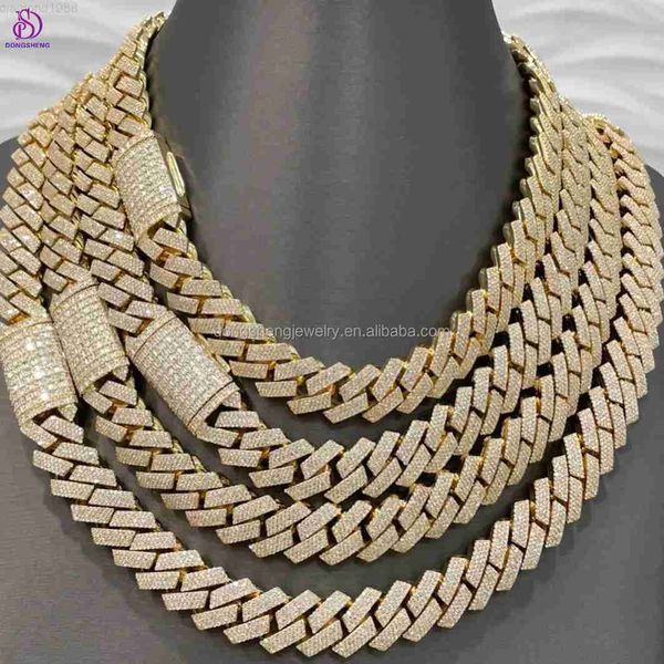 custom hip hop jewelry diamond silver chain 16mm 4row gold plating d color vvs moissanite cuban chain
custom hip hop jewelry diamond silver chain 16mm 4row gold plating d color vvs moissanite cuban chain