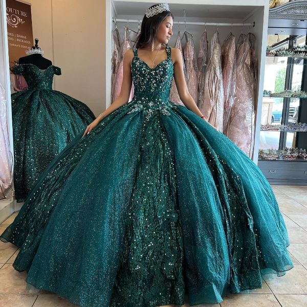 blackish green sweetheart ball gown quinceanera dresses vestidos de 15 anos applique beads glitter sleeveless skirt princess party gowns, Blue;red
blackish green sweetheart ball gown quinceanera dresses vestidos de 15 anos applique beads glitter sleeveless skirt princess party gowns, Blue;red