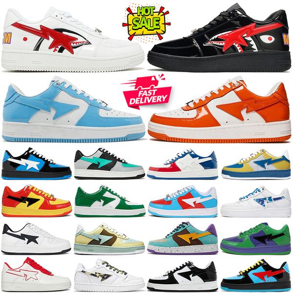 luxury designer sneakers bapestar sta sk8 low running shoes for men women mens womens black triple white green patent outdoor sports trainer
luxury designer sneakers bapestar sta sk8 low running shoes for men women mens womens black triple white green patent outdoor sports trainer