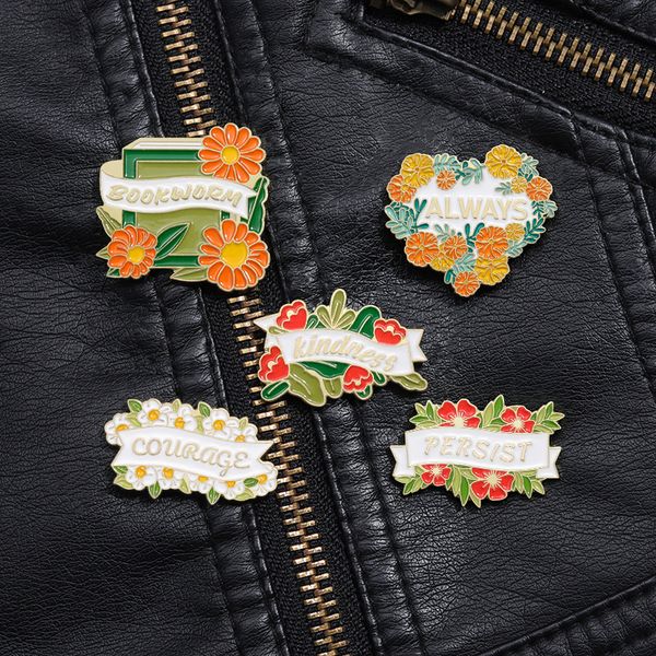 floral series letters brooches pins for women shirt bag clothes decoration cute tulip daisy plant heart cowboy badge european alloy enamel j, Gray
floral series letters brooches pins for women shirt bag clothes decoration cute tulip daisy plant heart cowboy badge european alloy enamel j, Gray