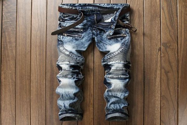 ripped jeans men fashion patchwork moto jeans 2017 new mens pants slim fit brand men biker denim jean9617955, Blue
ripped jeans men fashion patchwork moto jeans 2017 new mens pants slim fit brand men biker denim jean9617955, Blue