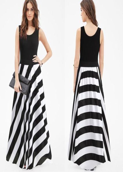 new black and white stripes dresses summer vest maxi dress round neck high waist irregular skirt nre03y199z258410863
new black and white stripes dresses summer vest maxi dress round neck high waist irregular skirt nre03y199z258410863