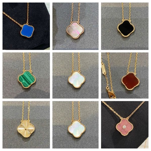 designer jewelry four leaf clover necklace for women luxury premium 18k gold plated pendant necklace fashion party engagement gift with box, Silver
designer jewelry four leaf clover necklace for women luxury premium 18k gold plated pendant necklace fashion party engagement gift with box, Silver