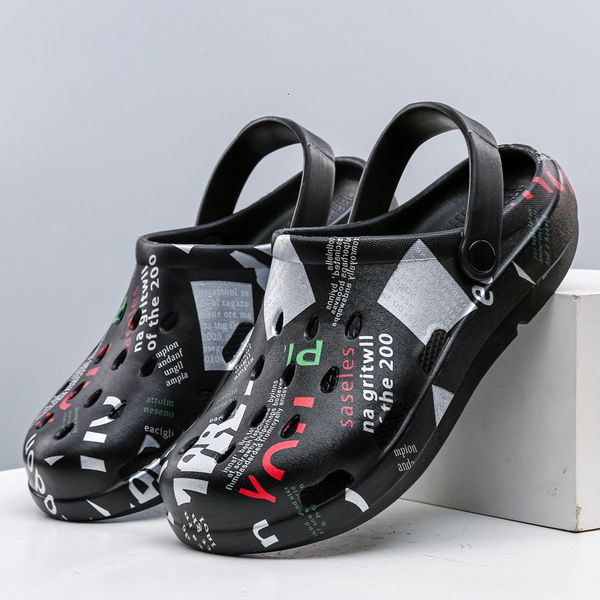 sandals summer men's clogs sandals lightweight breathable beach slippers non-slip mule men garden clog shoes casual flip flops 230829, Black
sandals summer men's clogs sandals lightweight breathable beach slippers non-slip mule men garden clog shoes casual flip flops 230829, Black