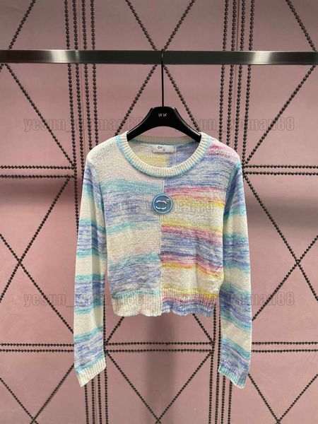 woman sweater designer luxury channel classic autumn and winter gradient tie dye blue fashion letter printed loose coat, White;black
woman sweater designer luxury channel classic autumn and winter gradient tie dye blue fashion letter printed loose coat, White;black