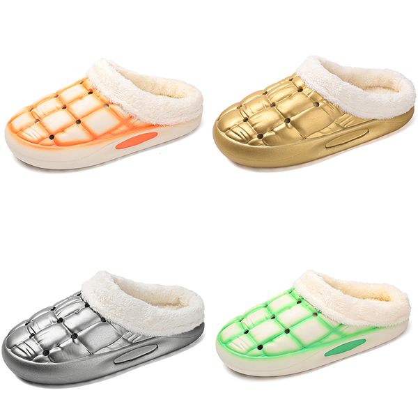 2023 winter fleece thickened slippers home cotton men woman golden silver green orange black trend couple shoes color5
2023 winter fleece thickened slippers home cotton men woman golden silver green orange black trend couple shoes color5