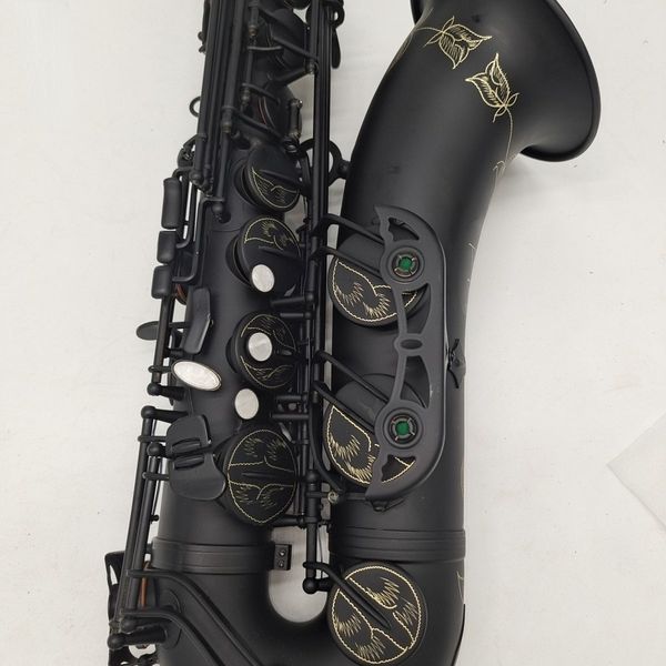 black matte b-tone professional tenor saxophone antique brushed craftsmanship beautifully carved tenor sax high-quality tone
black matte b-tone professional tenor saxophone antique brushed craftsmanship beautifully carved tenor sax high-quality tone